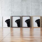 Pointillism Pug Wall Art