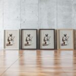 Pug Bathroom Art Print
