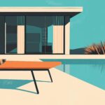 Raccoon Poolside Cocktail Art Print