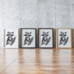 Raccoon Sketch Wall Art
