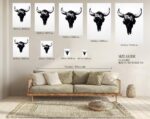 Rodeo Skull Print