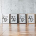 Safari Sketch Set of 3 Wall Art Prints