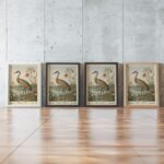 Sandhill Crane William Morris Art Print