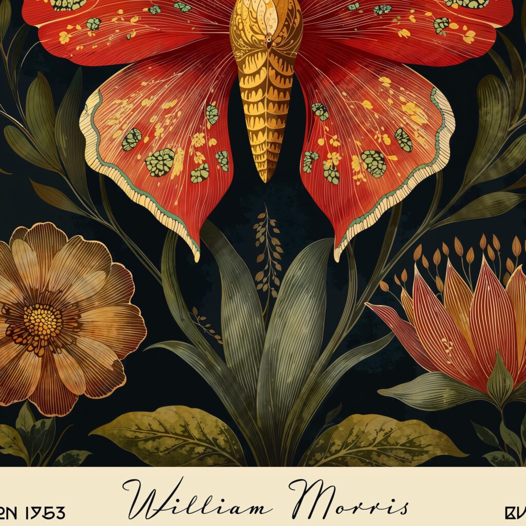 Set Of 2 William Morris Insects Prints