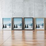 Ski Dogs Winter Art Print