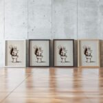 Squirrel Bathroom Art Print