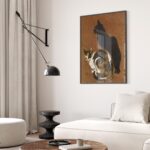 Steinlen Two Cats Print