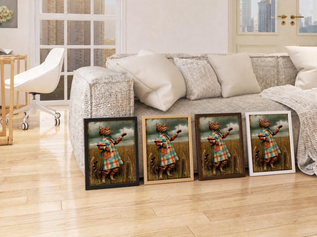 Tabby Cat Print