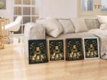 Tabby Cat Reading Print