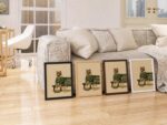 Tabby Tennis Cat Print