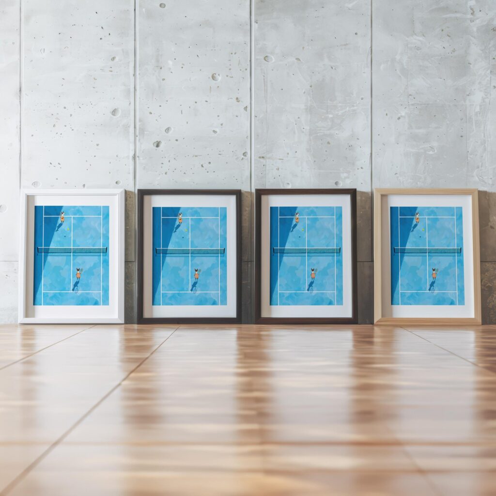 Tennis Dogs Print
