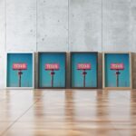 Texas Pink Sign Wall Art