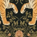 Tiger Floral Art Print