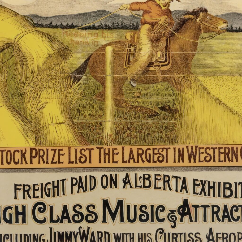 Vintage Calgary Exhibition Poster Set