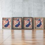 Vintage Fish Market Poster