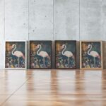 Vintage Flamingo Art Print