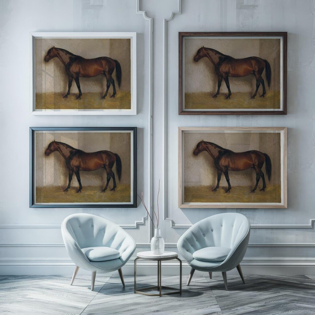 Vintage Horse Wall Art Print