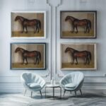 Vintage Horse Wall Art Print