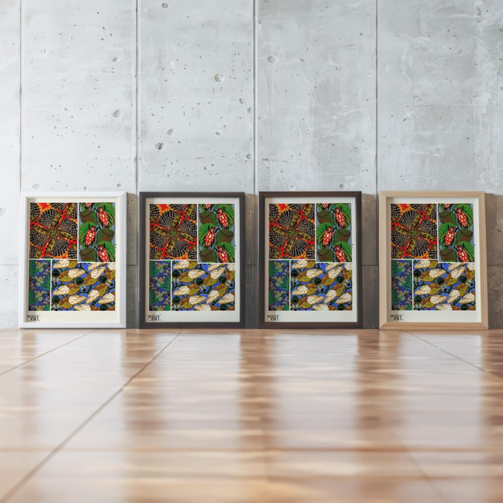 Vintage Insect Print