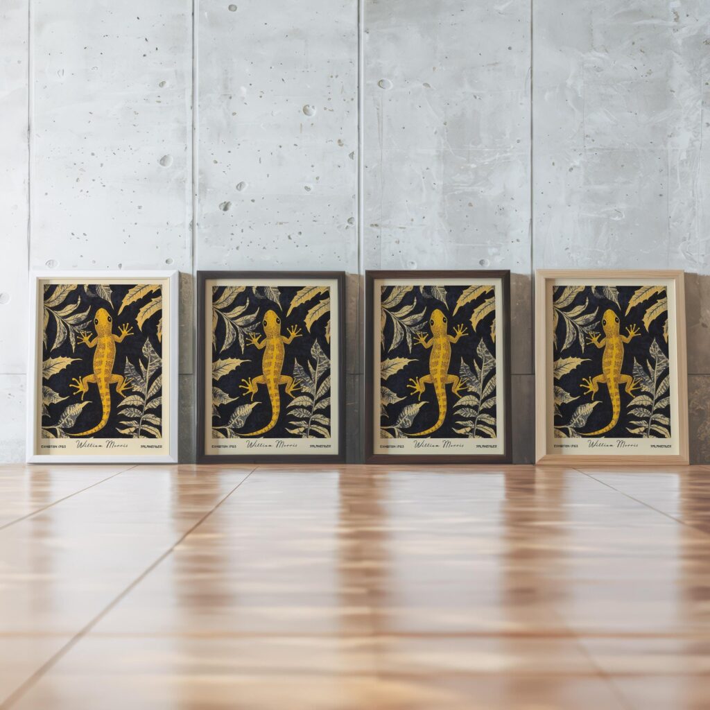 Vintage Salamander Art Print