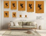 Western Cowgirl Bronco Wall Art