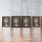 Western Cowgirl White Brushstroke Art Print Set of 3