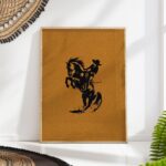 Western Rodeo Art Print Set