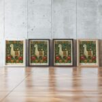 William Morris Alpaca Art Print