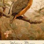 William Morris Bird Print Set Kingfisher Robin