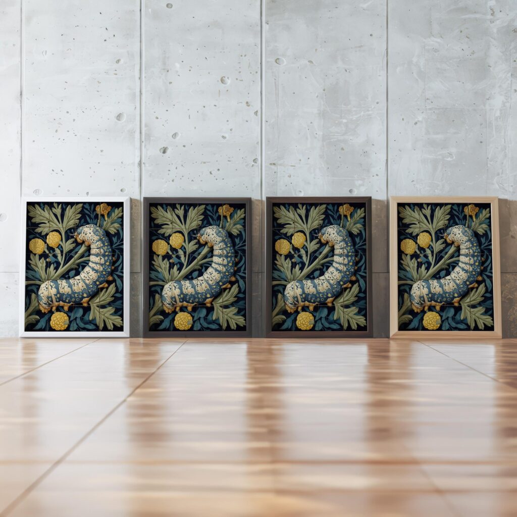 William Morris Caterpillar Art Print