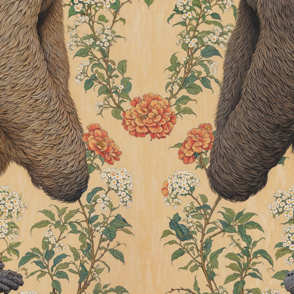 William Morris Gorillas Wall Art