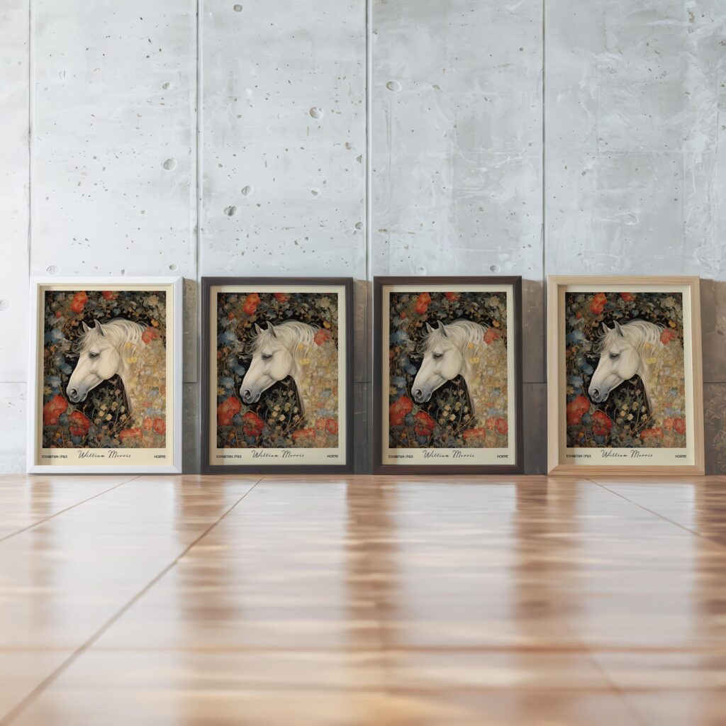 William Morris Horse Print