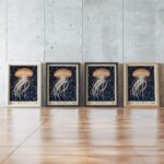 William Morris Jellyfish Poster