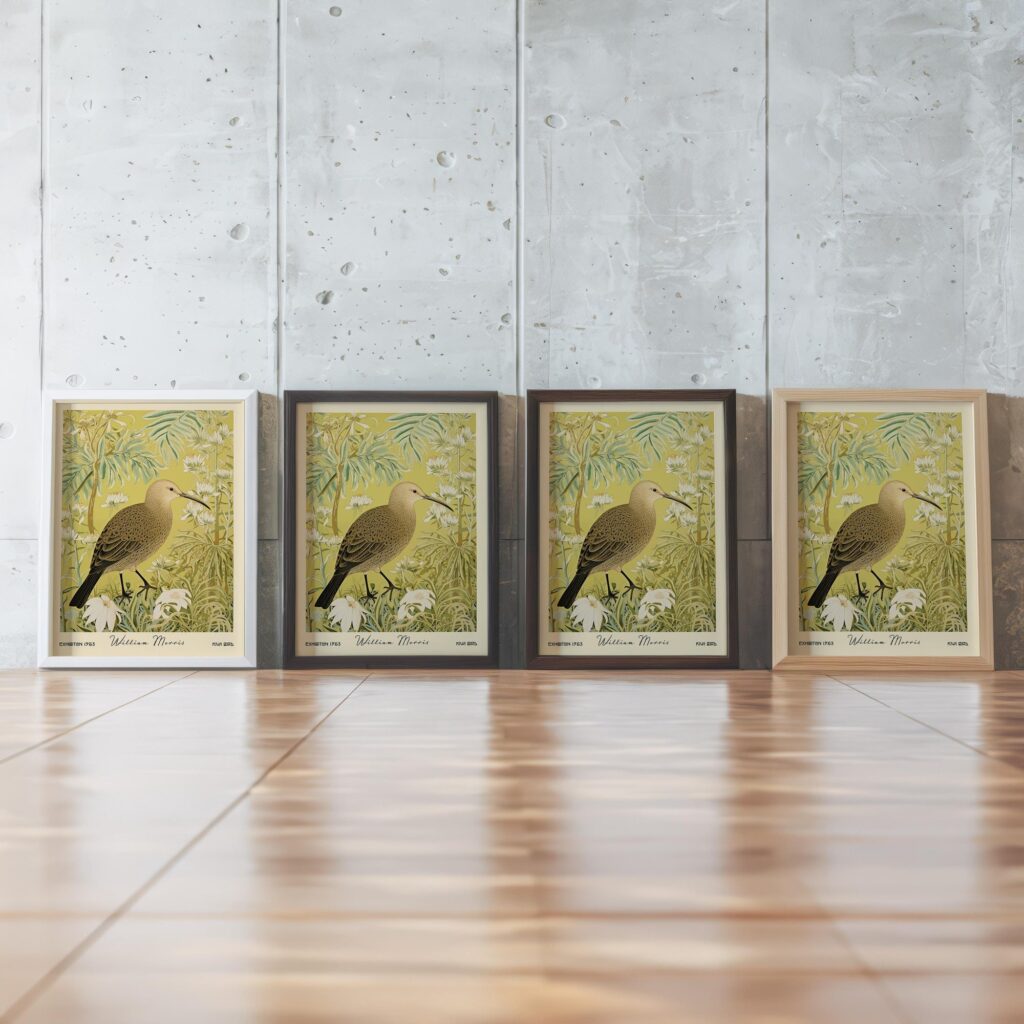 William Morris Kiwi Bird Art Print