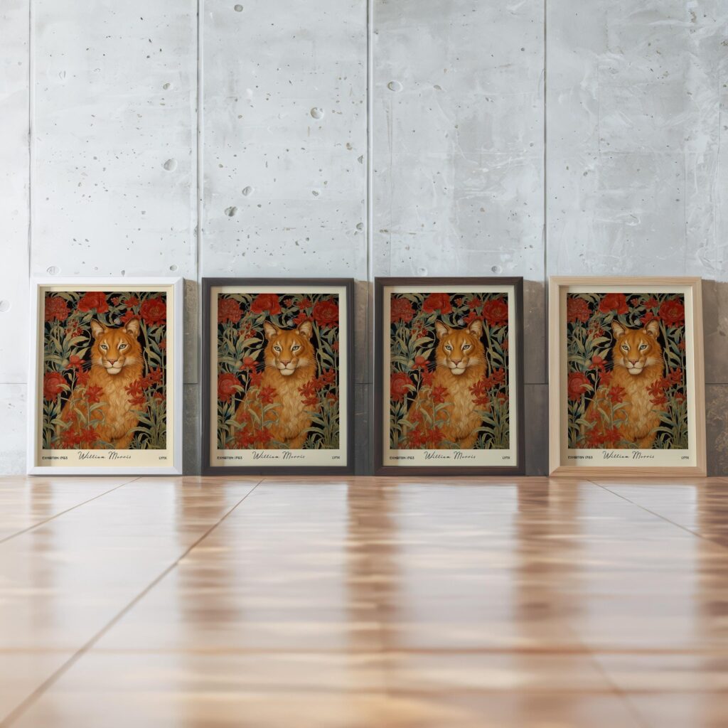 William Morris Lynx Art Print
