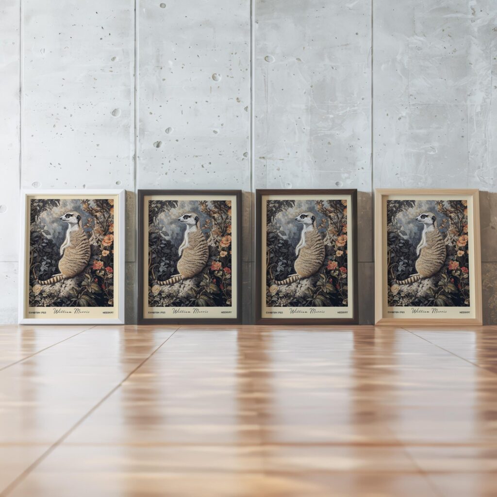 William Morris Meerkat Art Print