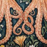 William Morris Octopus Wall Art
