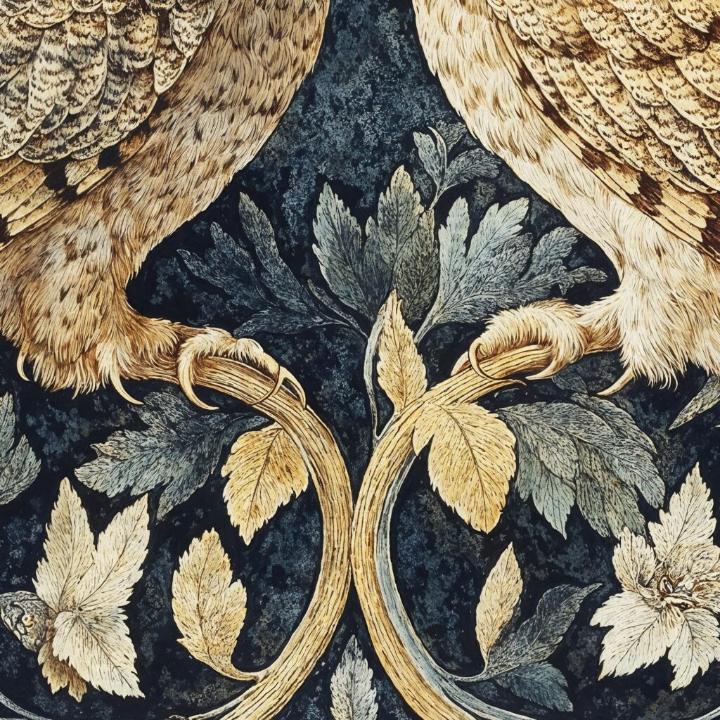 William Morris Owl Art Print