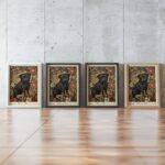William Morris Pug Art Print