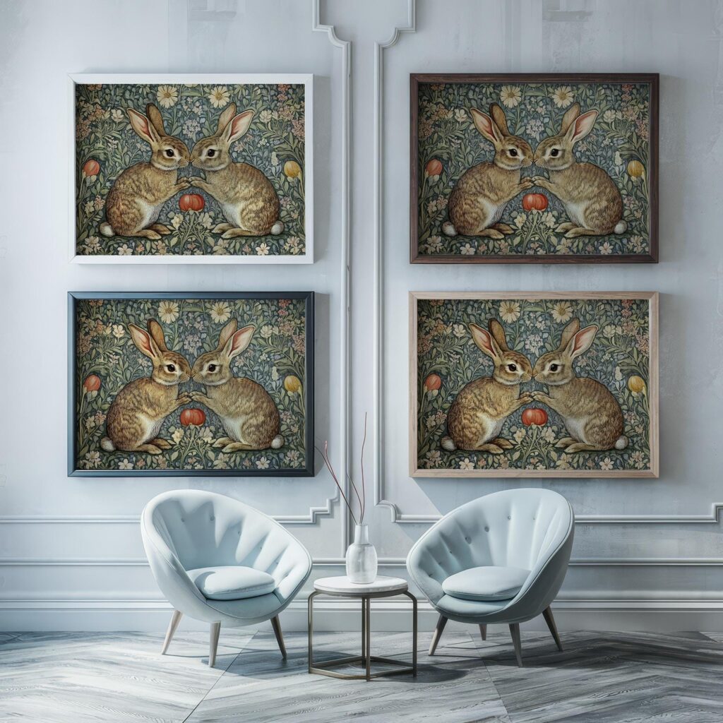 William Morris Rabbit Print