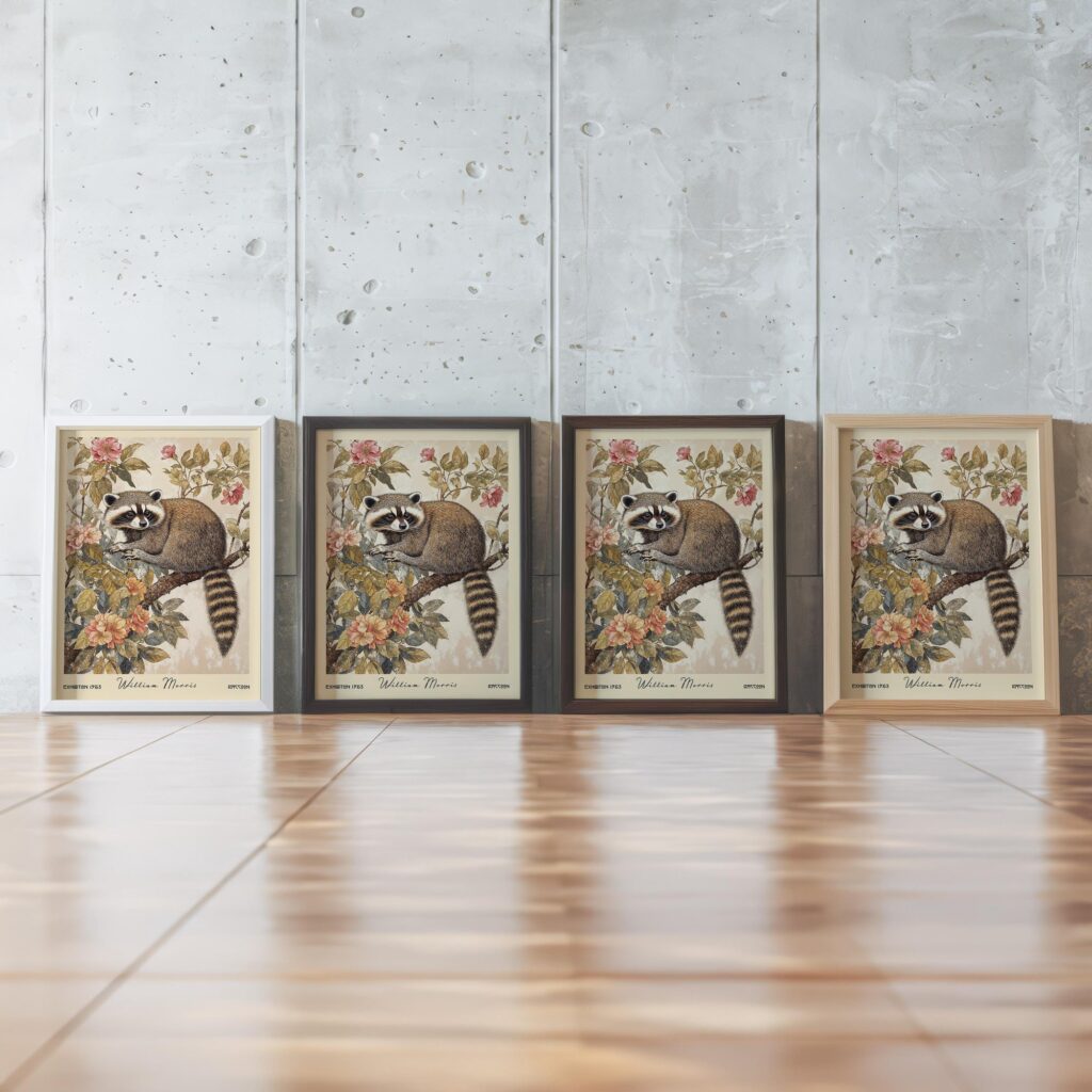 William Morris Raccoon Print