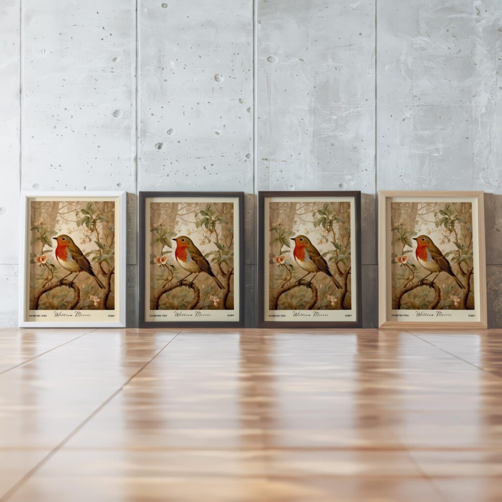 William Morris Robin Print