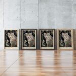 William Morris Snow Leopard Art Print