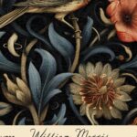 William Morris Sparrow Floral Wall Art