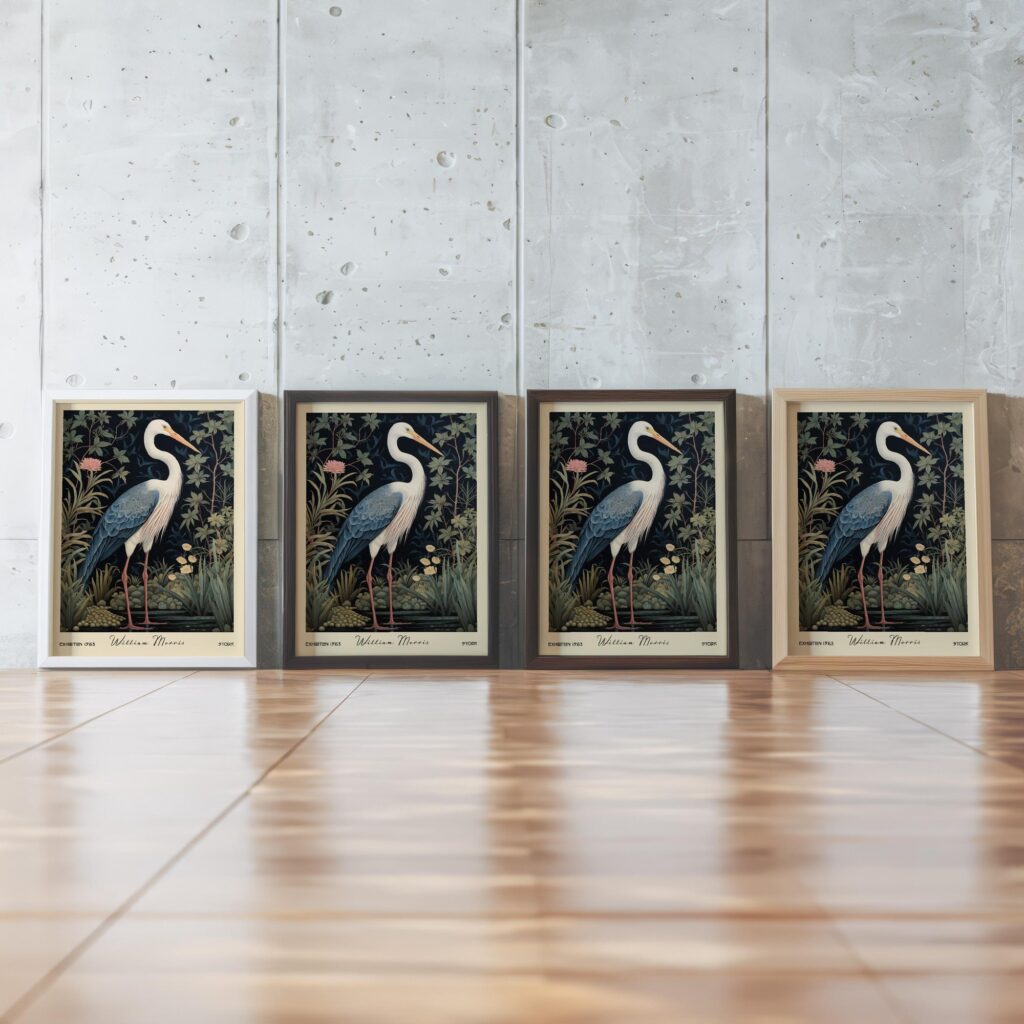 William Morris Stork Print