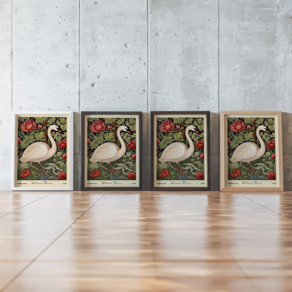 William Morris Swan Art Print