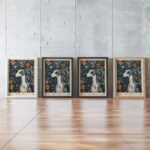 William Morris Whippet Art Print