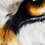 Wolf Eye Painting Print
