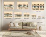 Y'all Line Dancing Wall Art