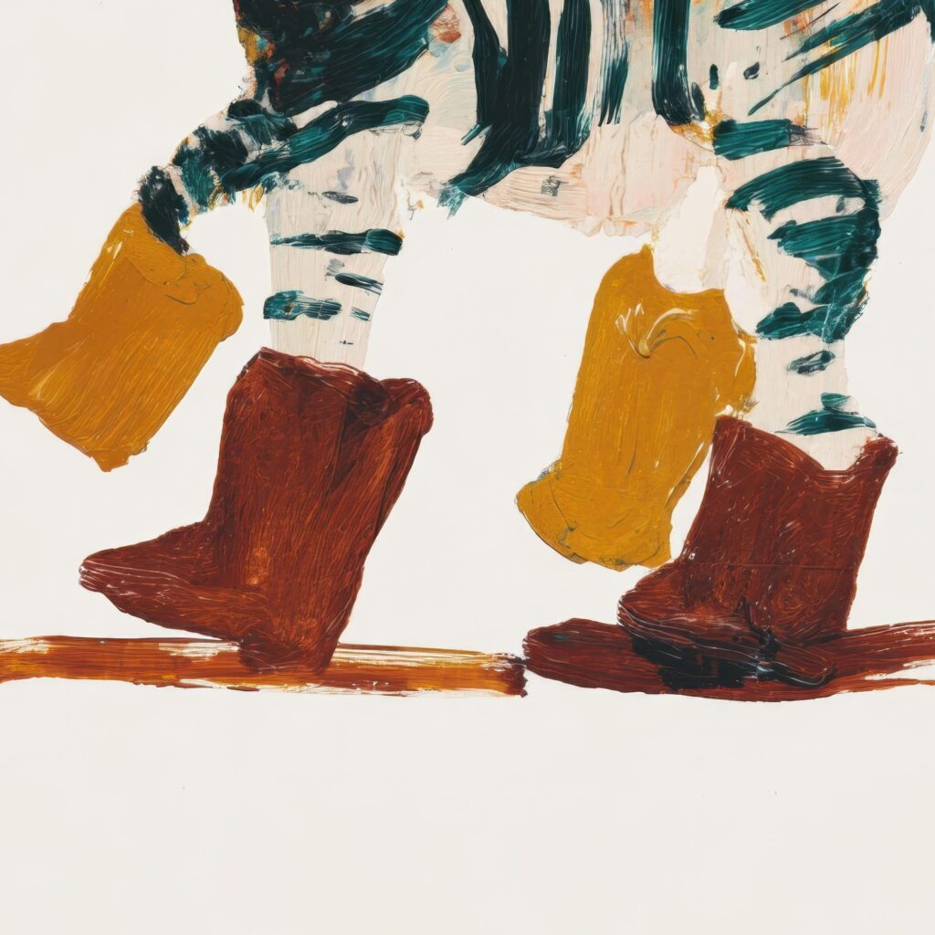 Zebra Boots Print